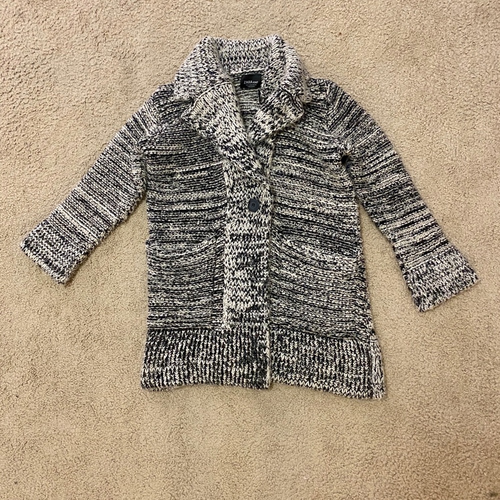 Zara Women's Sweater Coat Knitwear
